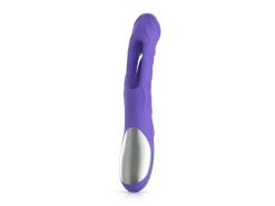 Good Vibes Only Flax Vibrierender Dildo mit GPunktStimulator Lila