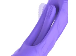 Good Vibes Only Flax Vibrierender Dildo mit GPunktStimulator Lila