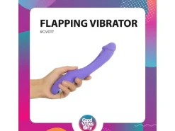 Good Vibes Only Flax Vibrierender Dildo mit GPunktStimulator Lila