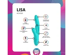 Good Vibes Only Lisa Stossender RabbitVibrator mit GPunktStimulator Türkis