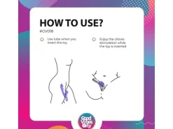 Good Vibes Only Tess Rabbit Vibrator mit GPunktStimulator Lila