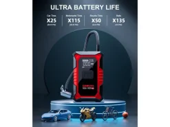 Gooloo A3 Jump-Starter/Kompressor 12 V, 3000A