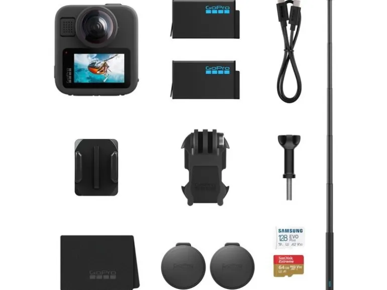 GoPro 360°-Videokamera MAX2 Accessories Bundle, 128 GB