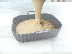 GOURMETmaxx Auflaufform-Set 2 Stück Eckig, Grau/Mint,1500 ml