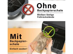 GOURMETmaxx Backpapier 100 Stück, 22 x 14 x 4.5 cm