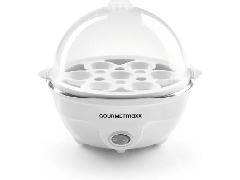 GOURMETmaxx Eierkocher 7 Eier, Weiss