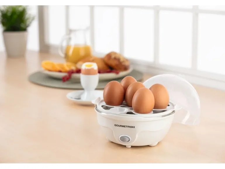 GOURMETmaxx Eierkocher 7 Eier, Weiss