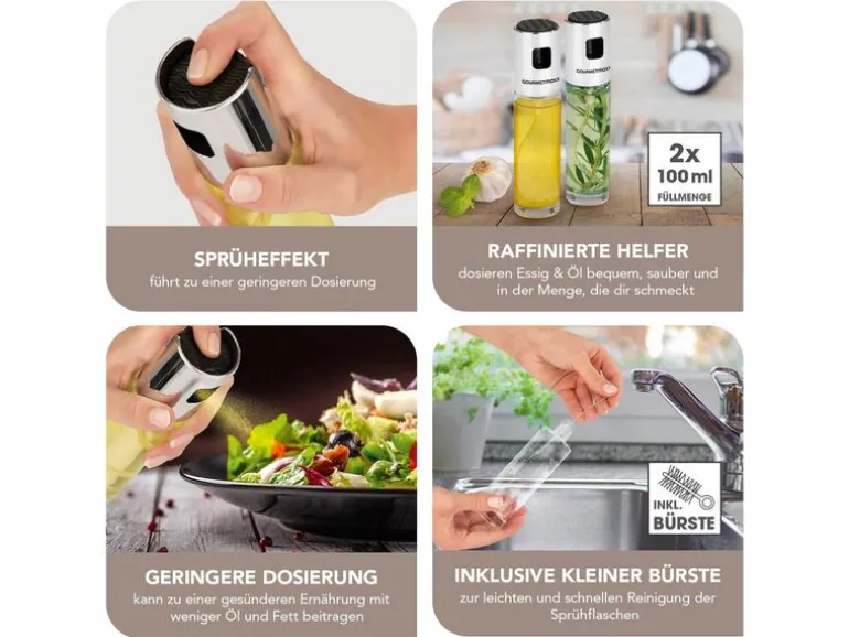 GOURMETmaxx Öl & Essig Spray 100 ml