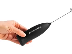 GOURMETmaxx Milchschäumer Schwarz
