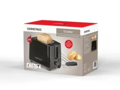 GOURMETmaxx Toaster Schwarz