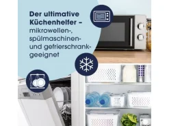 GOURMETmaxx Vorratsdose 12-teilig, 4 l, Weiss