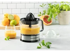 GOURMETmaxx Zitruspresse Schwarz/Silber