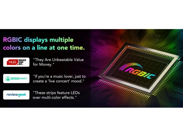 Govee LED Stripe Basic, 10 m, RGBIC, Wi-Fi + Bluetooth