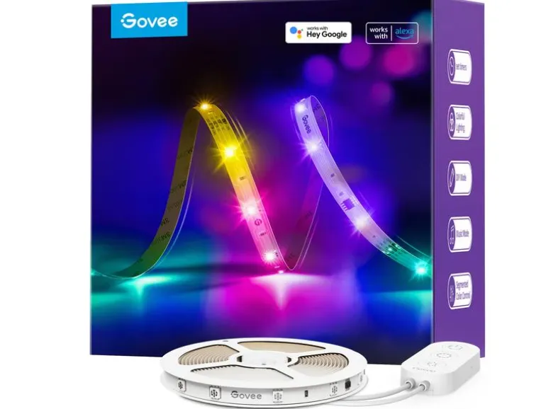 Govee LED Stripe Basic, 10 m, RGBIC, Wi-Fi + Bluetooth
