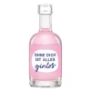 Grafik Werkstatt Gin Ohne dich ist alles ginlos 50 ml