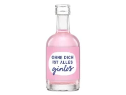 Grafik Werkstatt Gin Ohne dich ist alles ginlos 50 ml
