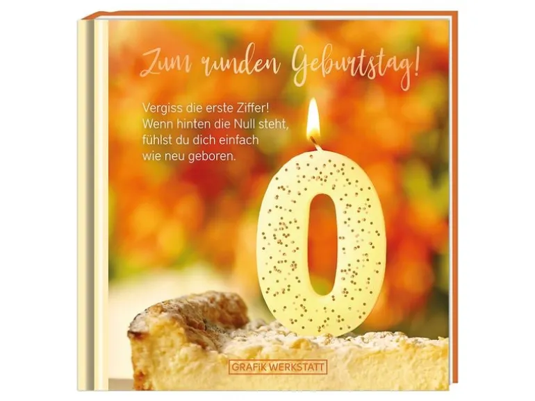 Grafik Werkstatt Minibuch Zum runden Geburtstag!