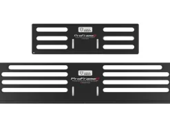 GREY SHEEP. Kennzeichenhalterset ProFrame 2, KFZ-lang, Dark Knight Black
