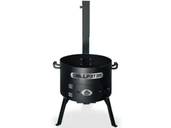 GRILLPETER Holzkohlegrill Utschak Asamat Ø50 cm Schwarz