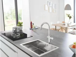 GROHE Blue Home C-Auslauf, Starter Kit, Chrom