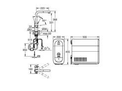 GROHE Küchenarmatur Blue Home L-Auslauf herausziehbar