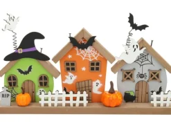 G. Wurm Aufsteller Halloween Häuser 30 x 15 x 6 cm