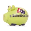 G. Wurm Spardose Führerschwein Gelb