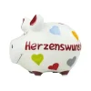 G. Wurm Spardose Herzenswunsch 12.5 x 9 x 9 cm