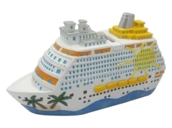 G. Wurm Spardose Kreuzfahrtschiff 7 x 20 x 11 cm