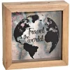 G. Wurm Spardose Travel the world 5 x 15 x 15 cm