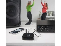 Hama Audio-Adapter Link.it solo Bluetooth, Schwarz