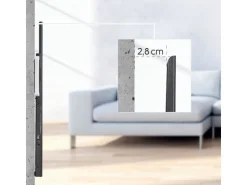 Hama Technics AG TV-Wandhalterung 100" Schwarz