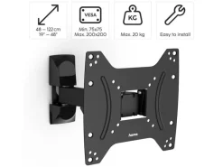 Hama Technics AG TV-Wandhalterung 48" Schwarz