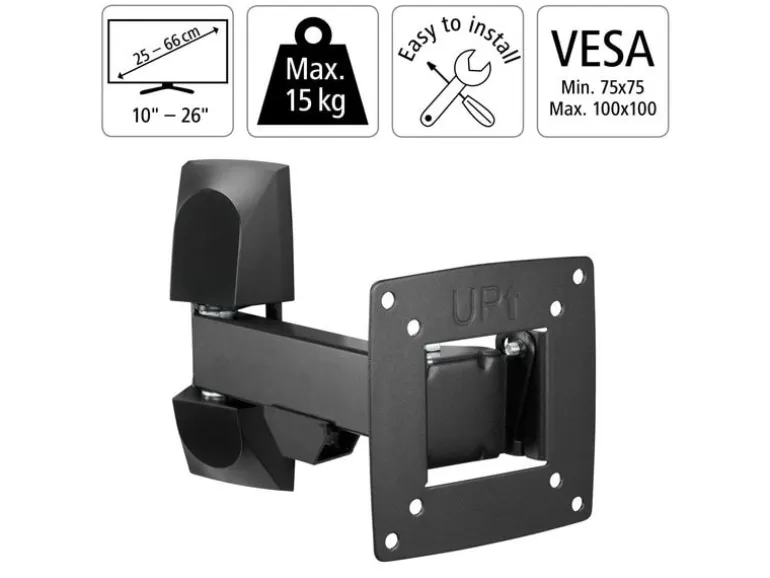 Hama Technics AG TV-Wandhalterung 26" Schwarz