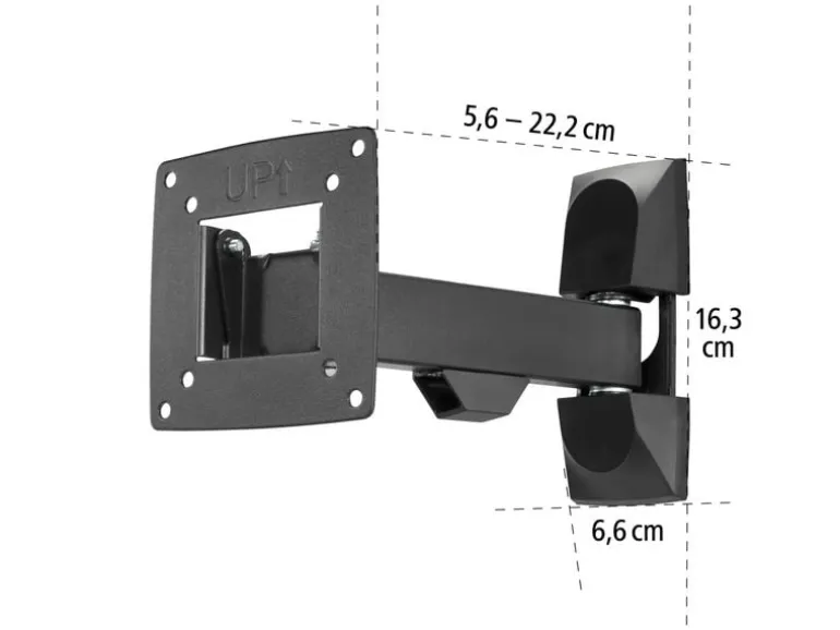 Hama Technics AG TV-Wandhalterung 26" Schwarz