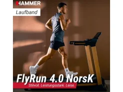 HAMMER Norsk Laufband FlyRun 4.0 NorsK mit Holzdesign