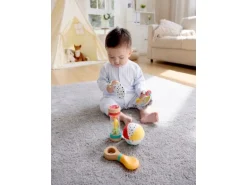 Hape Musikspielzeug 5-in-1-Baby-Sensorik-Set 5-tlg