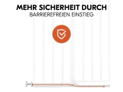 Hauck Türschutzgitter Clear Step Autoclose 2 +21 cm Weiss