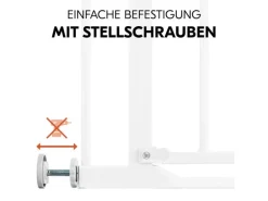 Hauck Türschutzgitter Clear Step Autoclose 2 +21 cm Weiss