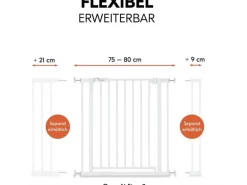 Hauck Türschutzgitter Open N Stop 2 75 cm - 80 cm