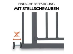 Hauck Türschutzgitter Open N Stop 2 Dark Grey 75 cm - 80 cm