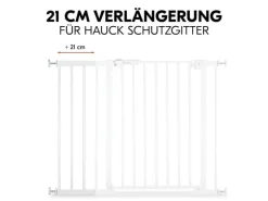 Hauck Verlängerung Türschutzgitter 21 cm Weiss