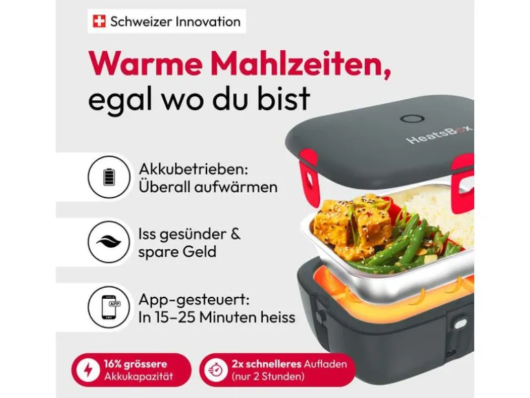 HeatsBox Lunchbox GO 2.0 Grau