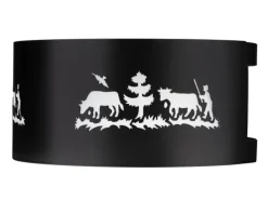 Heidi Cheese Line Fondue-Rechaud Windschutz Alpes XL Schwarz