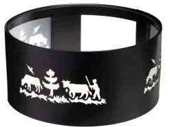 Heidi Cheese Line Fondue-Rechaud Windschutz Alpes XL Schwarz