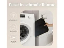 Hennez Wäschekorb  Laura 40 l, Anthrazit/Nature
