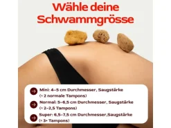 Hera Organics Menstruationsschwamm Grösse L 3 Stück