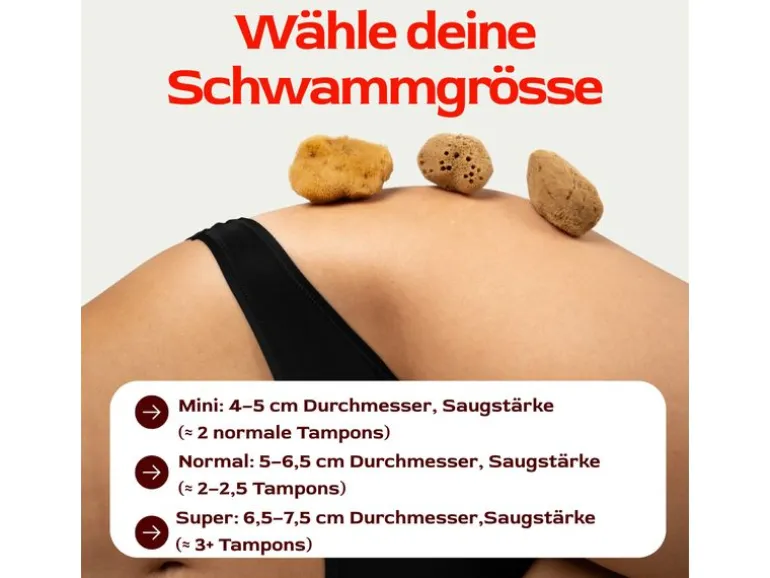 Hera Organics Menstruationsschwamm Grösse M 3 Stück