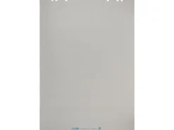 Herlitz Flipchart Block 65 x 98 cm, blanko, Weiss, 5 Stück