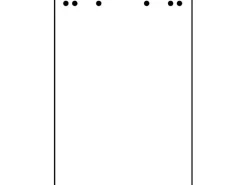 Herlitz Flipchart Block 65 x 98 cm, blanko, Weiss, 5 Stück